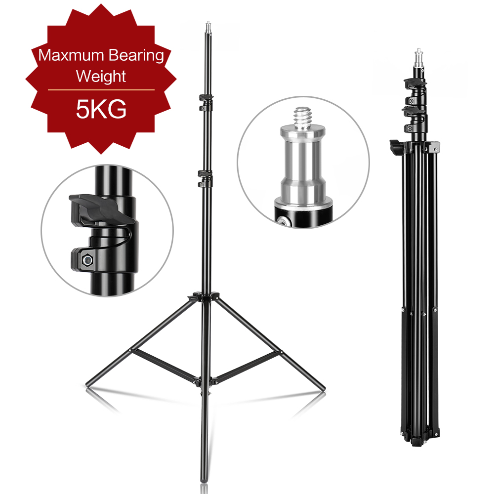 Photography Umbrella Lighting Kit - Trépied photo 240 cm/7,9 pi avec