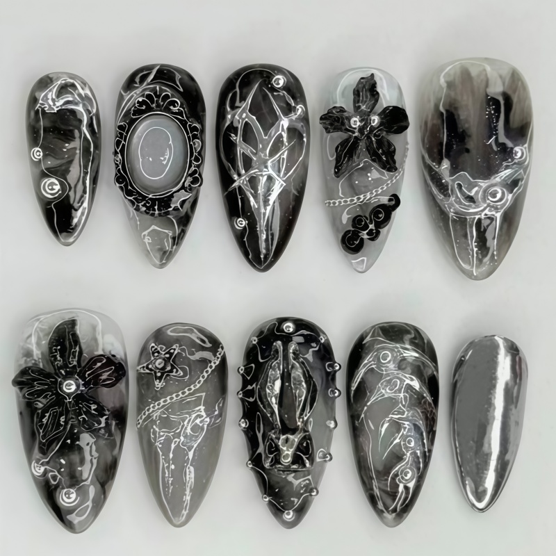 Photography Design - 24 autocollants pour ongles, best-sellers, en