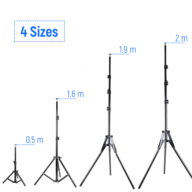 Photography Umbrella Lighting Kit - Trépied de photographie 200cm 160cm 50cm,