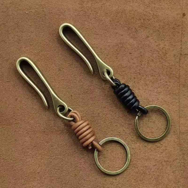 Photography Rules - Porte-clés en cuir véritable tissé à