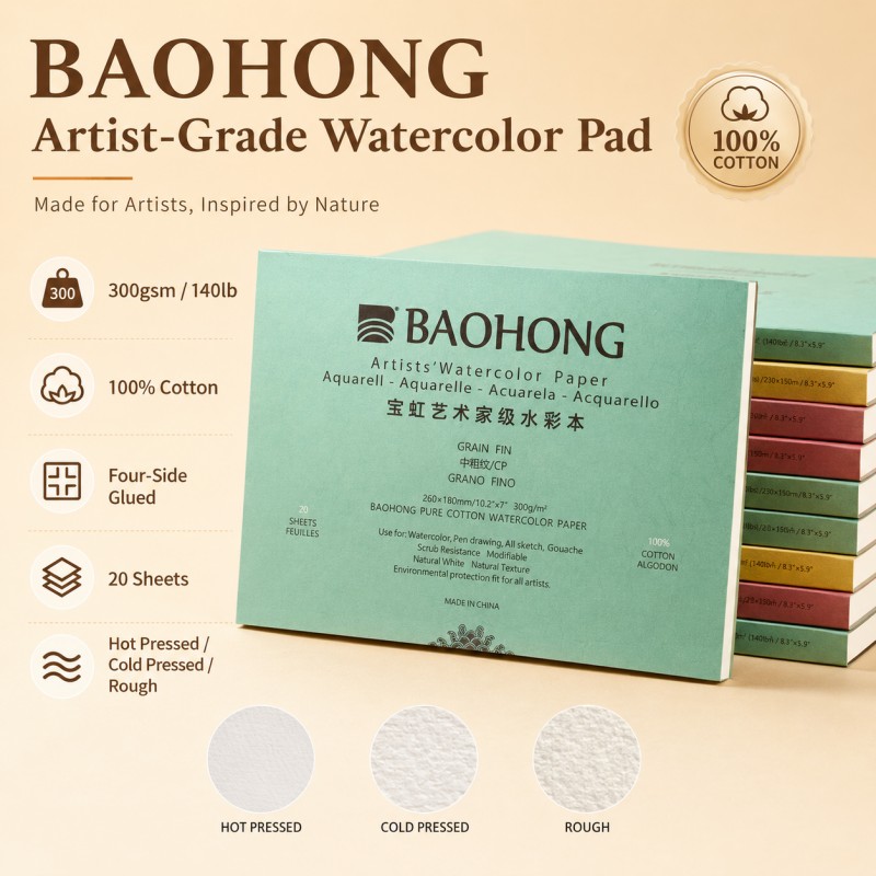 Photography Architecture - Bloc de papier aquarelle BaoHong de