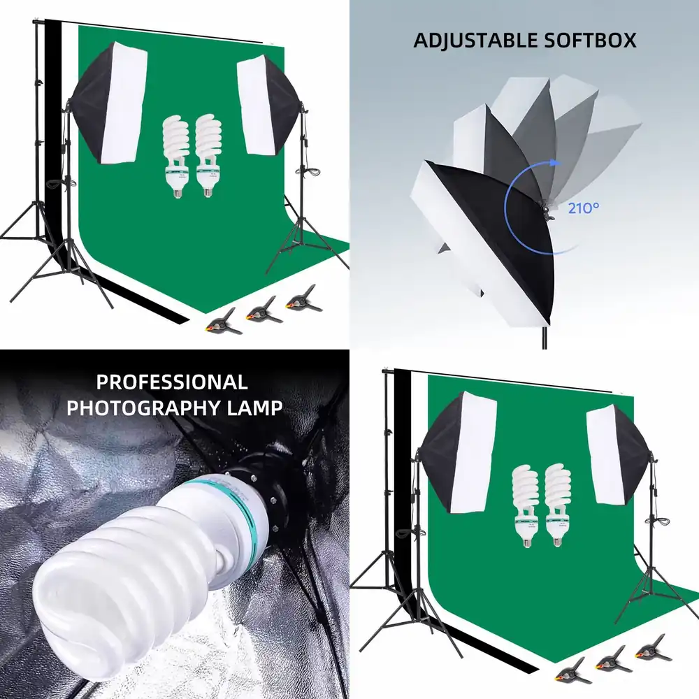 Photography Umbrella Lighting Kit - Kit d'éclairage portable pour studio photo