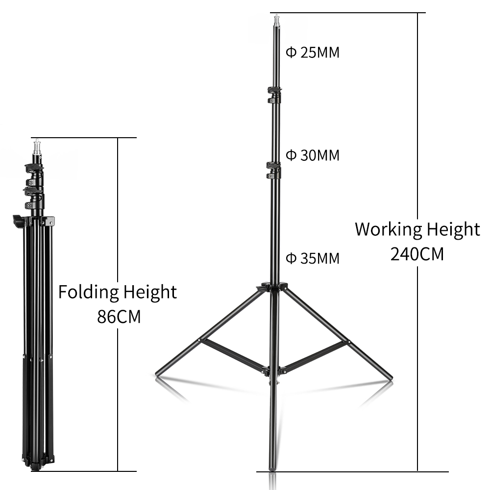 Trépied photo 240 cm/7,9 pi av - Photography Umbrella Lighting Kit avis et prix