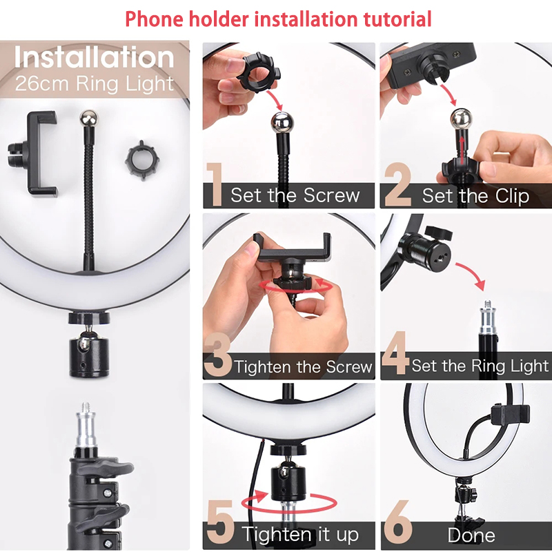 Anneau lumineux LED pour selfi - Photography Treatment avis et prix