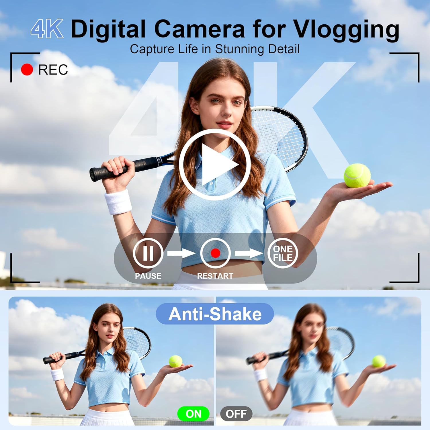 Appareil photo numérique HD 4K - Photography Natural Lighting avis et prix