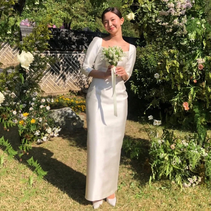 Robe de mariée trois quarts de - Photography Natural Lighting avis et prix