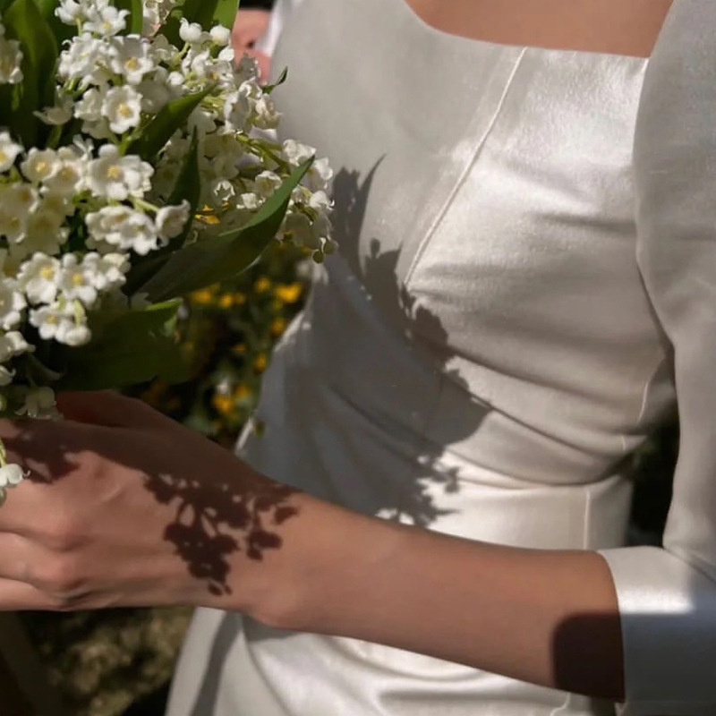 Robe de mariée trois quarts de - Photography Natural Lighting avis et prix