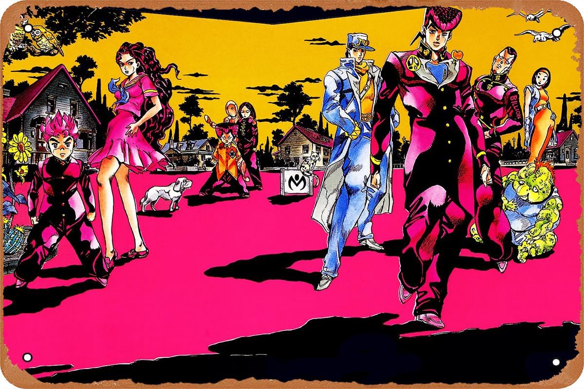Affiche de dessin animé JoJos  - Photography Anime avis et prix