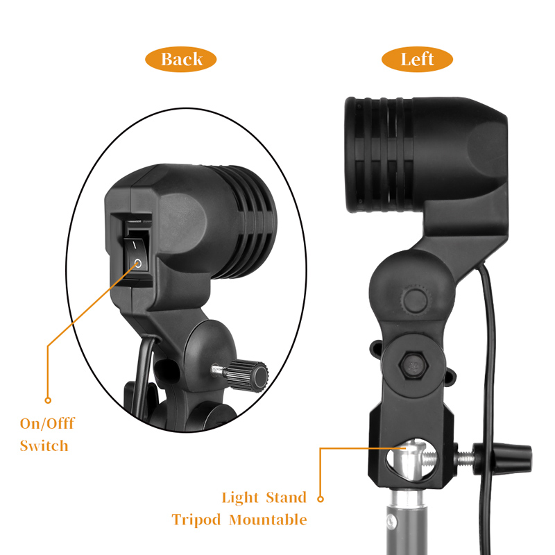Support d'ampoule avec câble d - Photography Umbrella Lighting Kit avis et prix