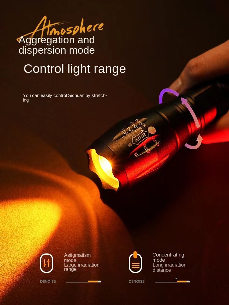 Lampe de poche LED pour photog - Photography Yellow Light avis et prix
