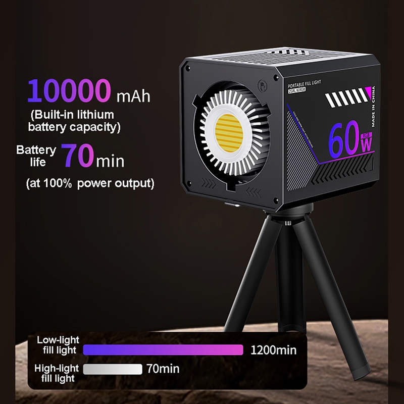 Lumière vidéo RGB 60W, lumière - Photography Natural Lighting avis et prix