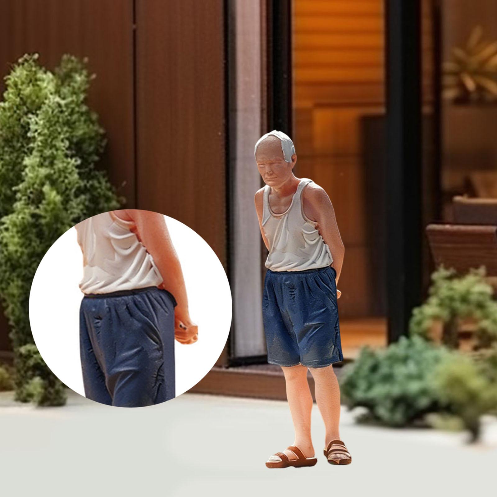 Figurine miniature de vieil ho - Photography Of A Man avis et prix