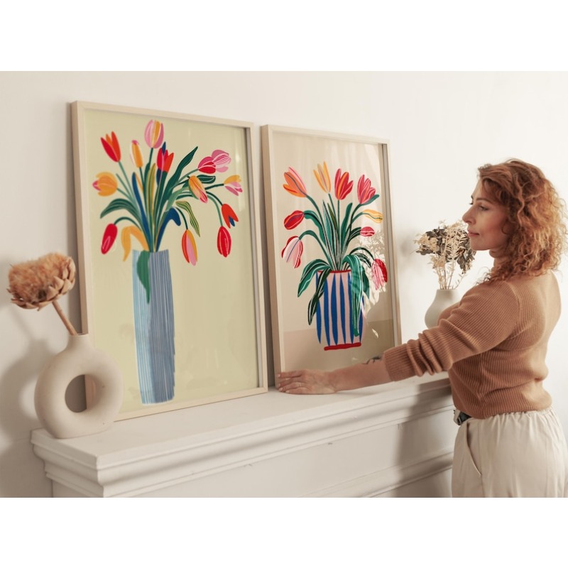 2 tableaux sur toile de fleurs - Photography Design avis et prix