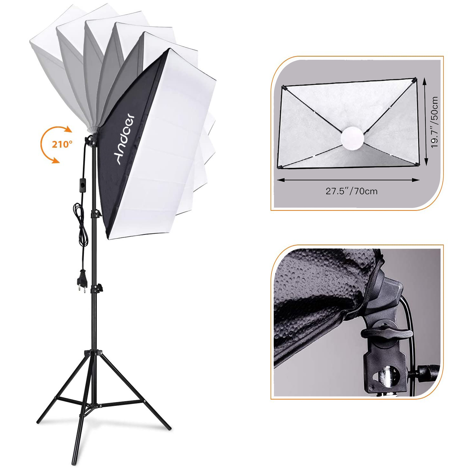 Ensemble d'éclairage Softbox A - Photography Umbrella Lighting Kit avis et prix