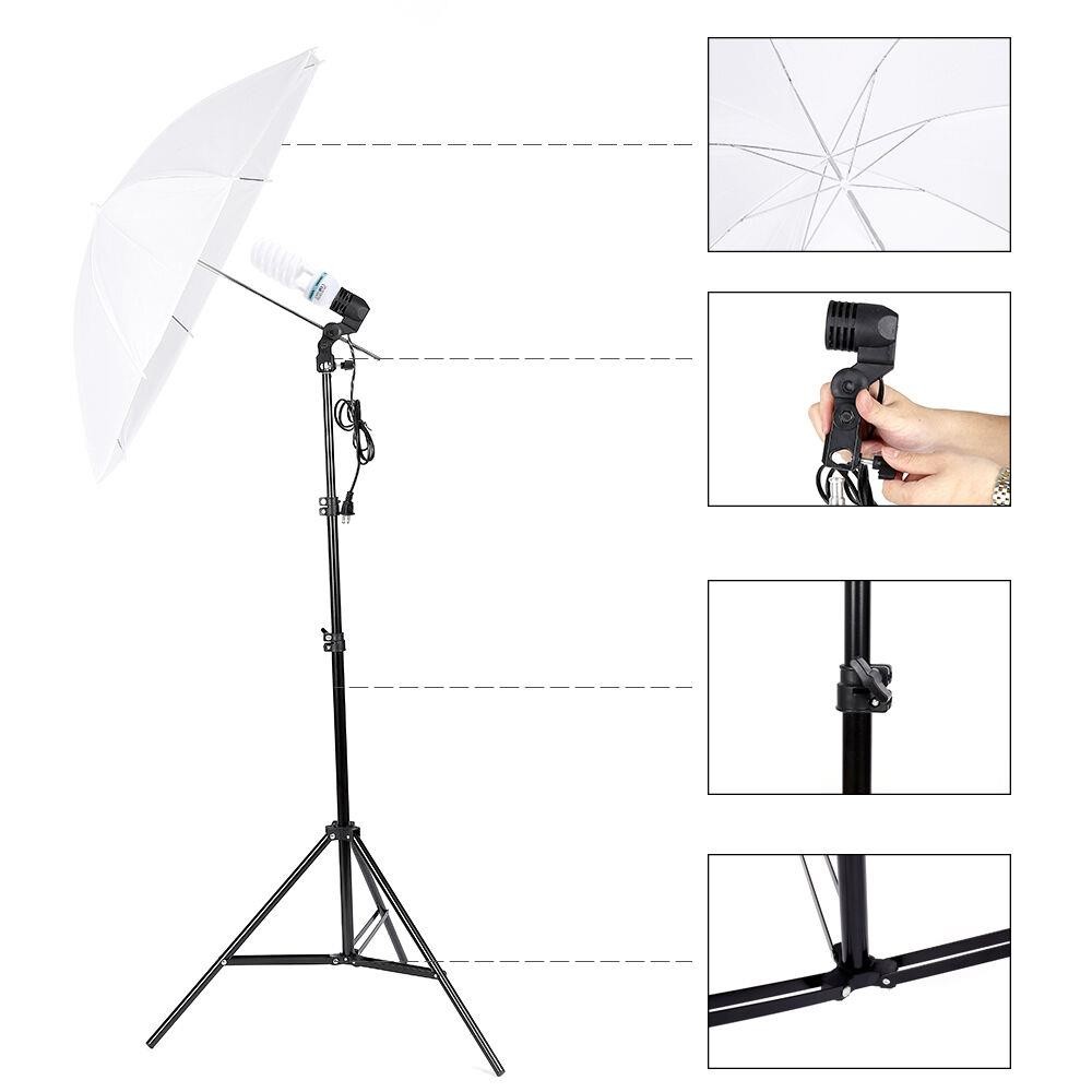 Kit d'éclairage pour studio ph - Photography Umbrella Lighting Kit avis et prix